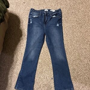 Kensie Dark Blue Flare Jeans